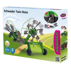Rake Twin Roto for RC-Tractor 1:16