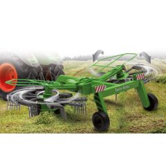 Rastrillo Twin Roto para Tractor-RC 1:16