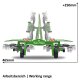 Windrower Twin Roto for Fendt 1050