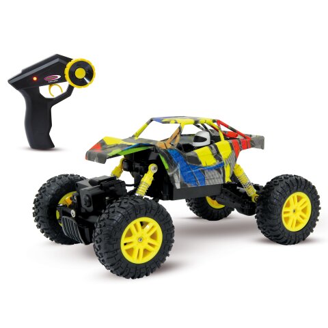 Hillriser Crawler 4WD 1:18 jaune 2,4GHz