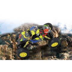 Hillriser Crawler 4WD 1:18 amarillo 2,4GHz