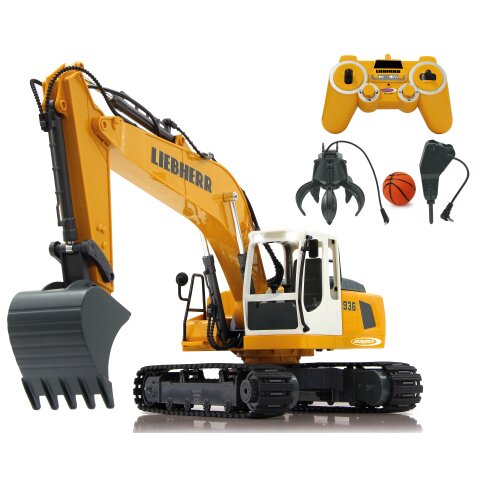 Excavator Liebherr R936 1:20 2,4GHz Destruction-Set with Grab and Hammer