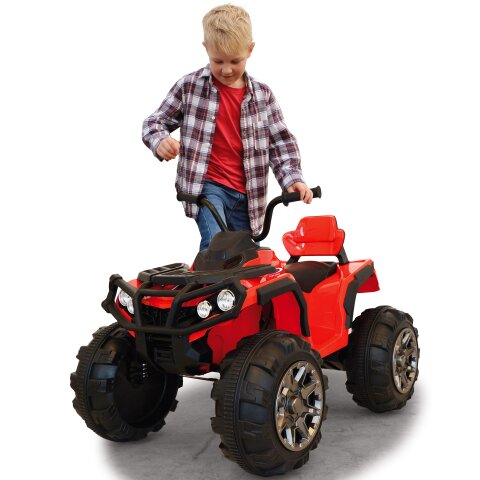 Ride-on Quad Protector rojo 12V