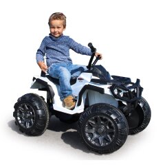 Ride-on Quad Predector white 12V