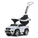 Cavalcabile Mercedes-Benz AMG GL63 bianco 2in1 con barra di spinta