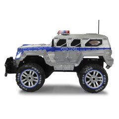 Police v&eacute;hicule blind&eacute; Monstertruck 1:12 27MHz LED incl. Batterie &amp; chargeur inkl. Akku &amp; Ladeger&auml;t