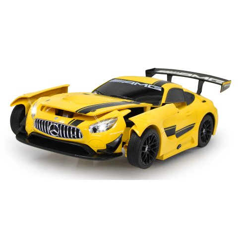 Mercedes-AMG GT3 1:14 gelb 2,4GHz transformable