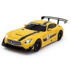 Mercedes-AMG GT3 transformable 1:14 jaune 2,4GHz transformable