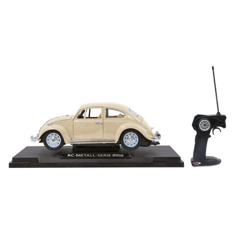 VW Beetle RC Diecast 1:18 creme white 27MHz