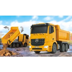 Autocarro ribaltabile Mercedes-Benz Arocs 1:26 2,4GHz