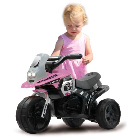 Ride-on E-Trike Racer rose vif