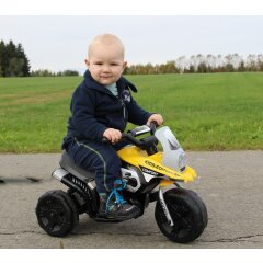 Ride-on E-Trike Racer gelb 6V