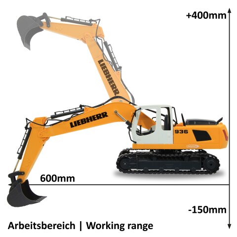 Bagger Liebherr R936 1:20 2,4GHz