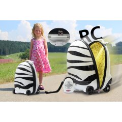 Kinderkoffer Zebra 2,4GHz