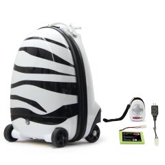 Kinderkoffer Zebra 2,4GHz