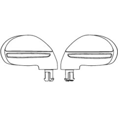 Sideview Mirror Ride-on Bentley left/right 2pcs.