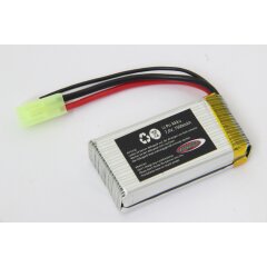 Bateria Quadrodrom Lipo 7,4V 1500mAh Mini Tamiya