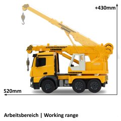 Gru pesante Mercedes-Benz Arocs Liebherr 1:20 2,4GHz