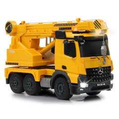 Gr&uacute;a pesada Mercedes-Benz Arocs Liebherr 1:20 2,4GHz