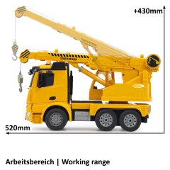 Heavy-Duty Crane Mercedes-Benz Arocs 1:20 2,4GHz