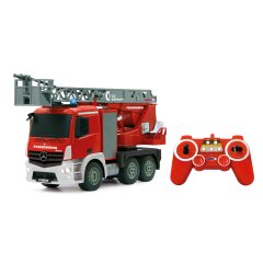 Fire Truck turnable Ladder Mercedes-Benz Antos 1:20 2,4GHz with spray function