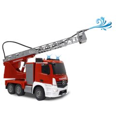 Fire Truck turnable Ladder Mercedes-Benz Antos 1:20 2,4GHz with spray function