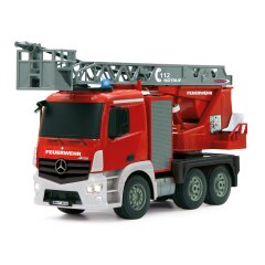 Mercedes-Benz Antos Cuerpo de bomberos escalera 1:20 2,4GHz con funci&oacute;n de rociado