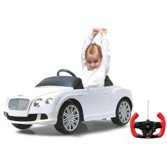 Ride-on Bentley GTC bianco 40MHz 6V