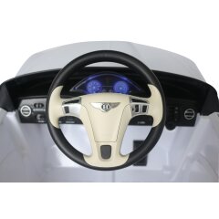 Ride-on Bentley GTC bianco 40MHz 6V