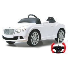 Ride-on Bentley GTC bianco 40MHz 6V