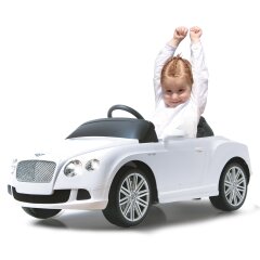 Ride-on Bentley GTC blanc 40MHz 6V