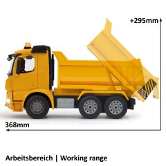 Camion &agrave; benne Mercedes-Benz Arocs 1:20 2,4GHz