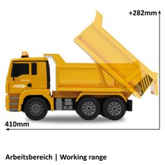 Camion &aacute; Benne MAN 1:20 2,4GHz