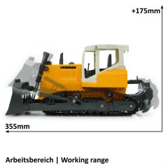 Bulldozer Liebherr 1:20 2,4GHz