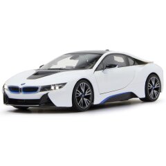 BMW I8 1:14 bianco 2,4GHz apertura porte telecomandate