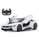 BMW I8 1:14 bianco 2,4GHz apertura porte telecomandate