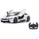 BMW I8 1:14 bianco 2,4GHz apertura porte telecomandate