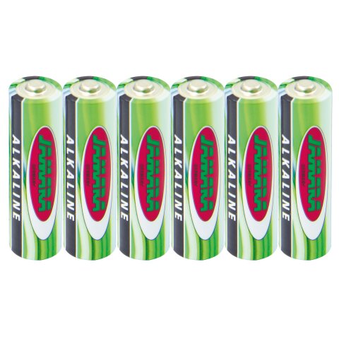 Batterie AA SuperCell Alkaline VE6 1,5V 2300mAh in Folie eingeschweisst