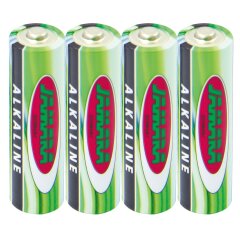 Batterie AA SuperCell Alkaline VE4 1,5V 2300mAh in Folie...