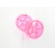 Wheel rim Tamiya 5 spokes fluo pink 22mm