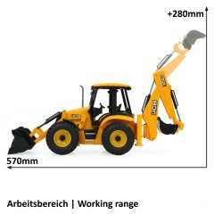 Backhoe loader JCB 1:20 2,4GHz