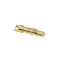 Gold connectors 4mm plugs