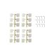 Hinges 11,2x11,2mm 12pcs