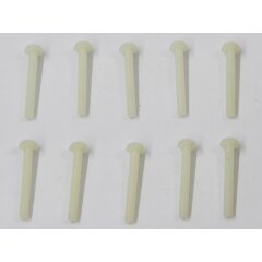 Tornillos de plastico de cabeza redonda M4x30mm 10pz