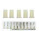 AMP connectors female white 100pcs.