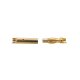 Gold connectors 4mm 1pair