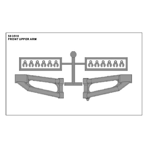 Bras transversal DM-ONE haut avant HN