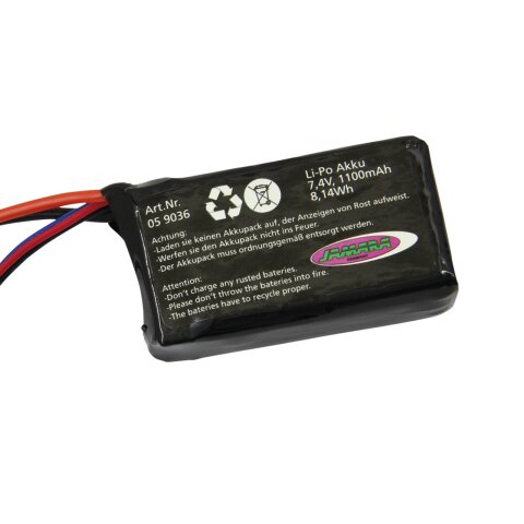 Batterie Sparkle/Flyscout SoleV3 Lipo 7,4V 1100mAh