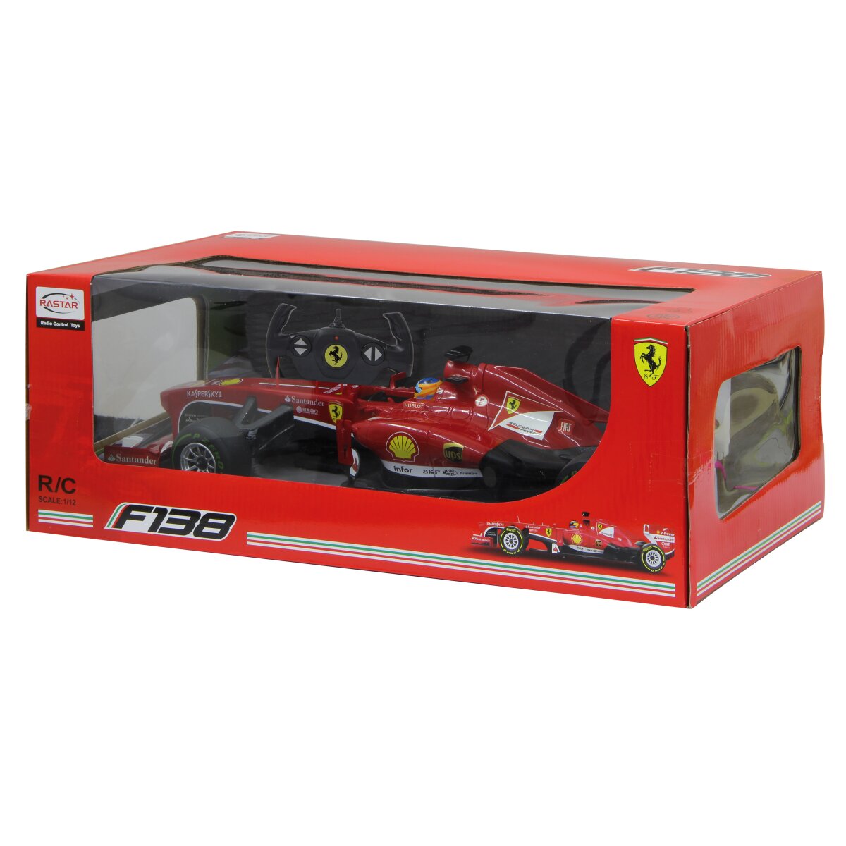 Rastar Télécommande Voiture - F138 Ferrari R/C - 42 cm - 2,4 GHz - 1:1