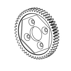 Engrenage Alu Dakar/BL8 AL 50Z M0,8